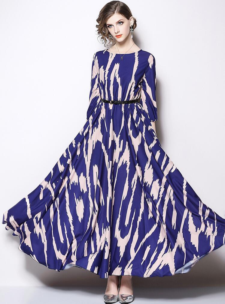 Summer Chiffon Extra Long Dress - Vogue Dash